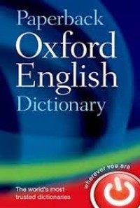 Image of Paperback oxford english dictionary